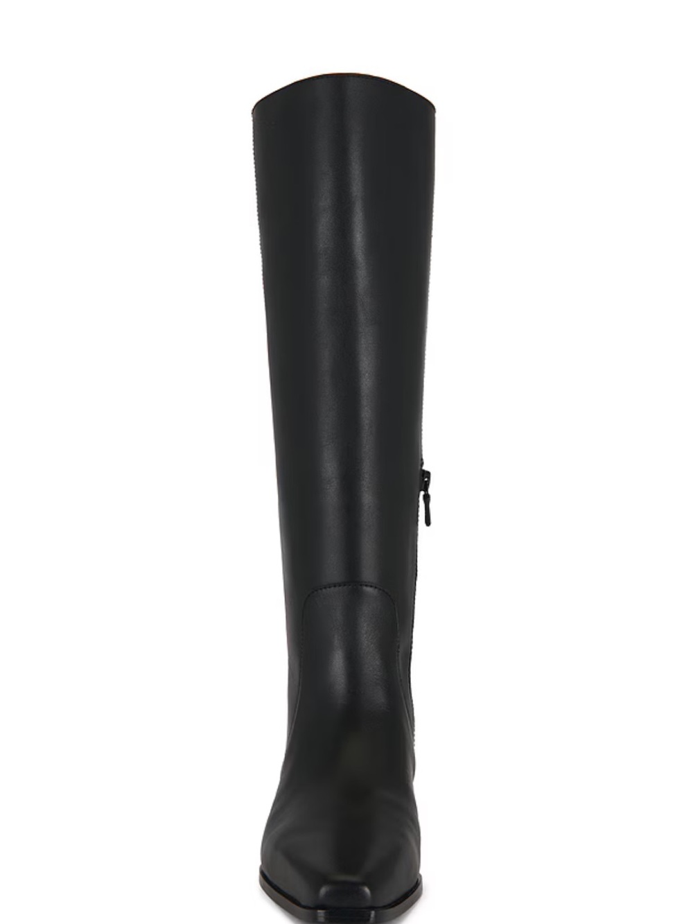 Joni Knee High Boot in Black Leather - Picture 10 of 12
